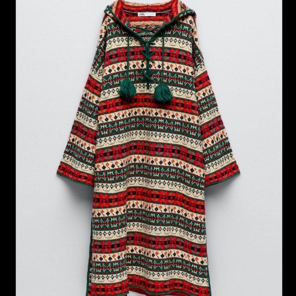 Zara Holiday sweater tunic